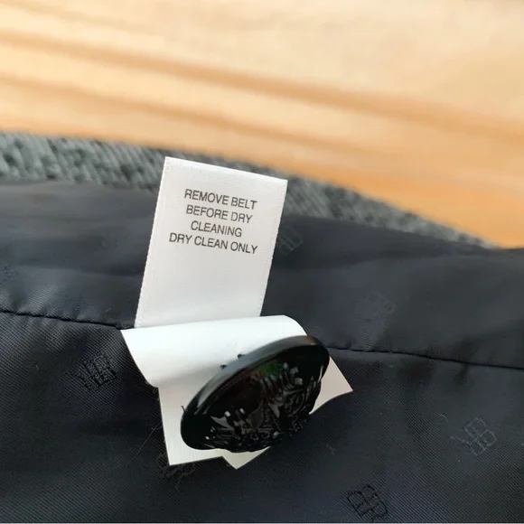 Banana Republic Herring Bone Trench Pea Coat - Picture 11 of 12